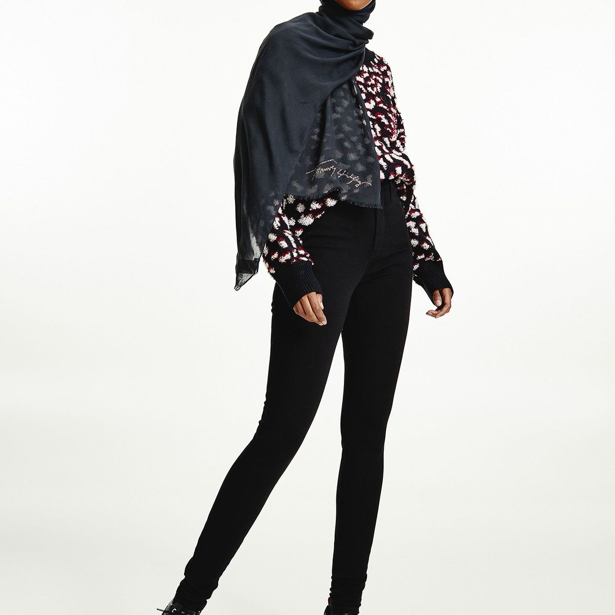 TOMMY HILFIGER - Pantalón Sculpt Super Skinny Talle Alto Negro Tommy Hilfiger