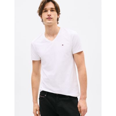 Imagen 1 del producto Polera Essential Cotton V-Neck Blanco