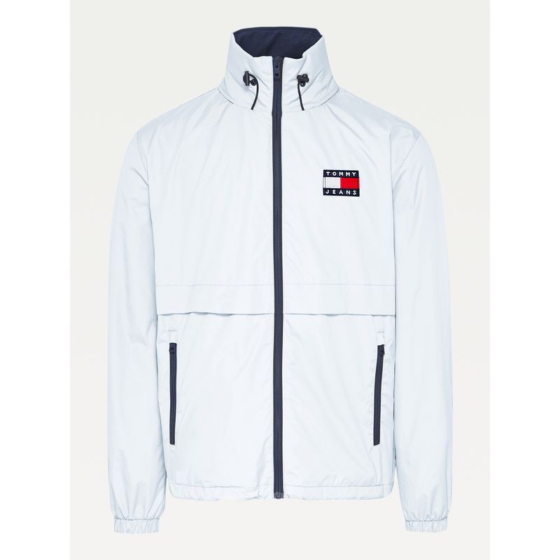TOMMY HILFIGER - Chaqueta Nylon Yoke Blanco Tommy Jeans