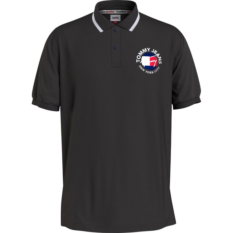 TOMMY HILFIGER - Polo Tjm Timeless Negro Tommy Jeans