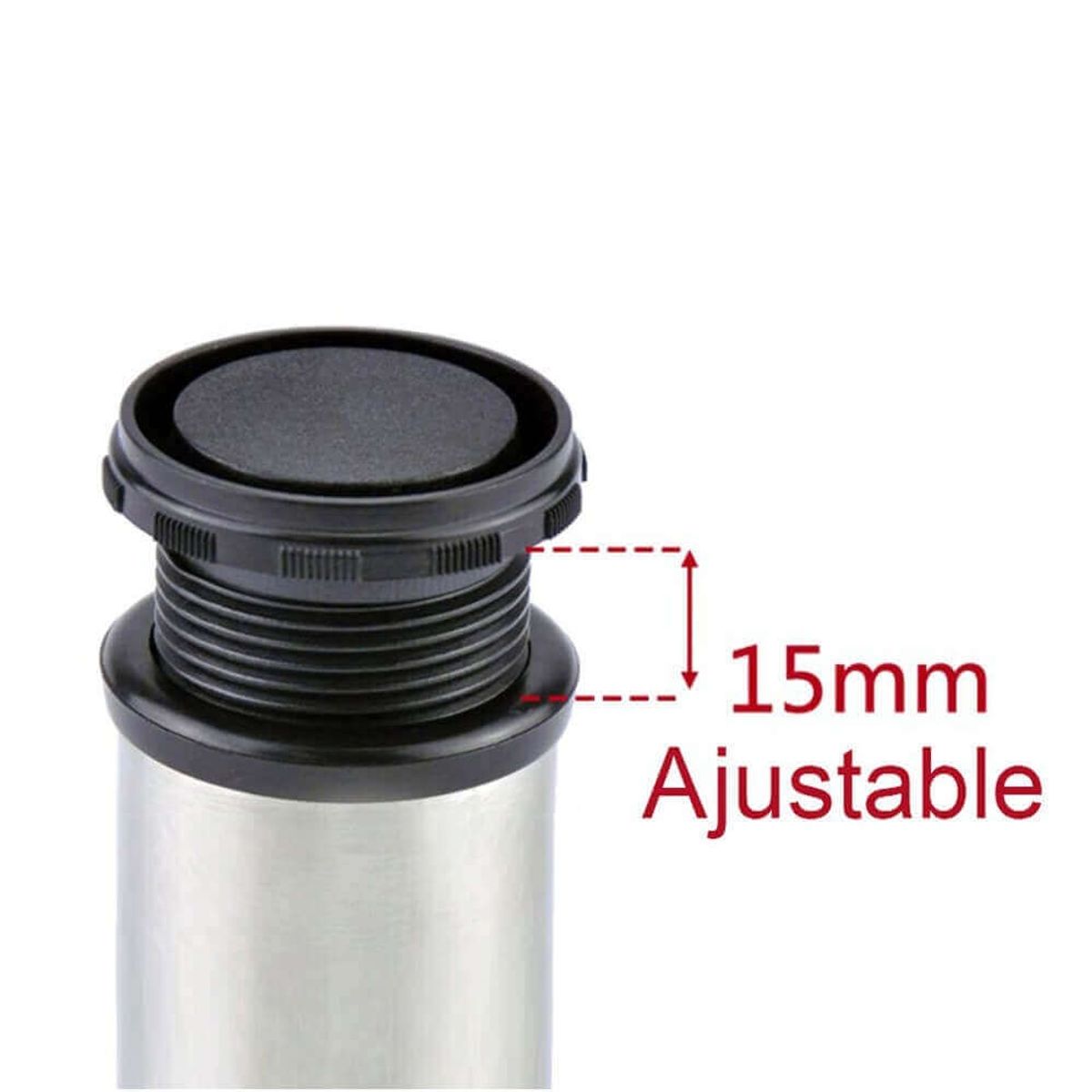 BOOKSTORE - Patas para Mueble 120x50 MM - Set 4 Unidades