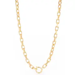 DAHARA - Collar Eslabones enchapado en oro 18k