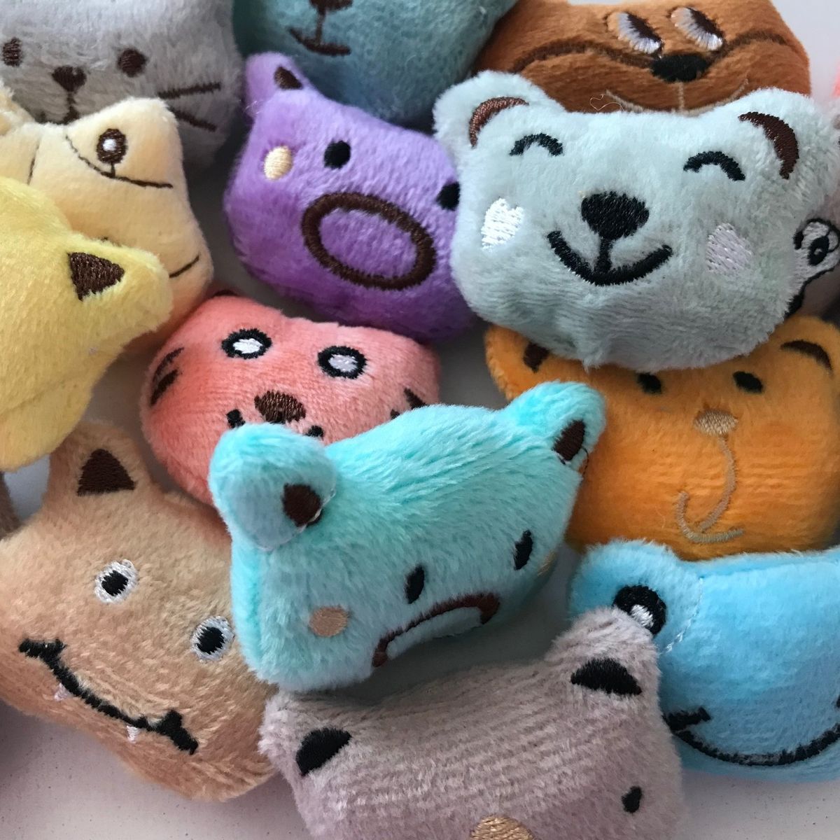 GENERICO - Pack 10 mini peluches para máquina de agarre
