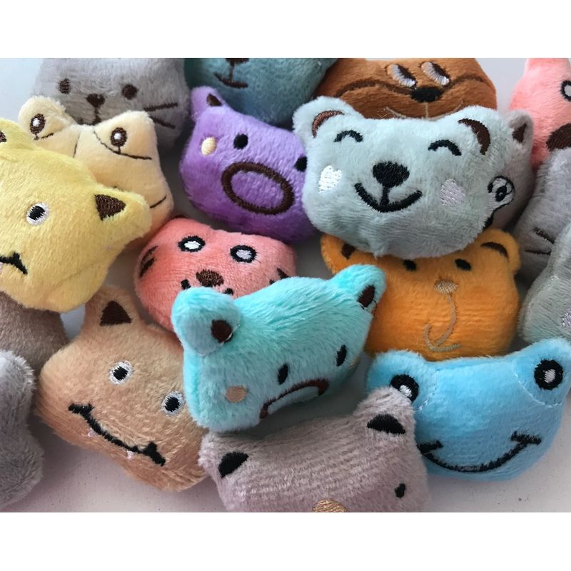 GENERICO - Pack 10 mini peluches para máquina de agarre