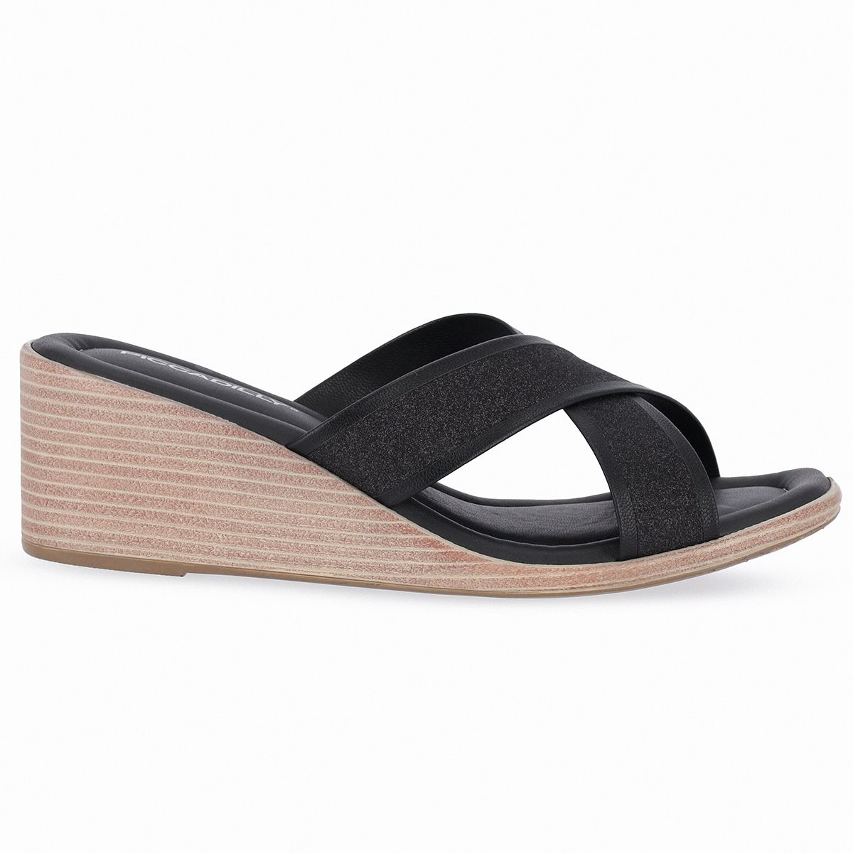 PICCADILLY - Sandalia Mujer Glitter Cintia Negro Piccadilly