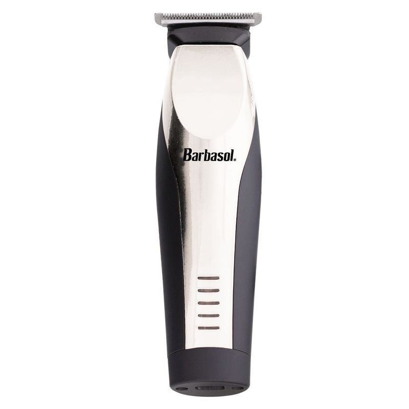 BARBASOL - Trimmer T-Blade Cabezal giratorio profesional recargable Barbasol