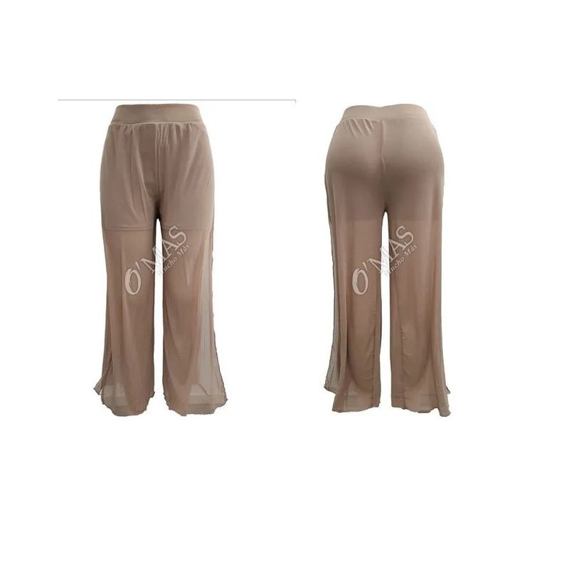 GARSIL - Pantalón Short Para Mujer De Tela Elegante Con Transparencia