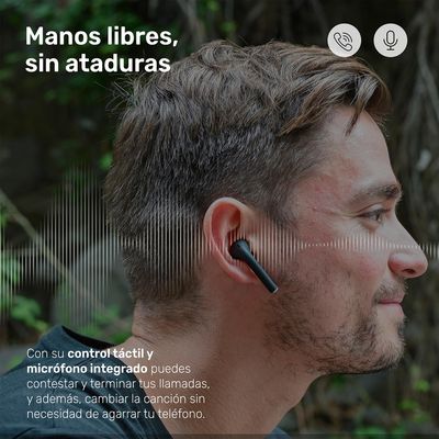 Imagen 2 del producto Audífonos Bluetooth Inalámbrico Rm12 Negro Negro