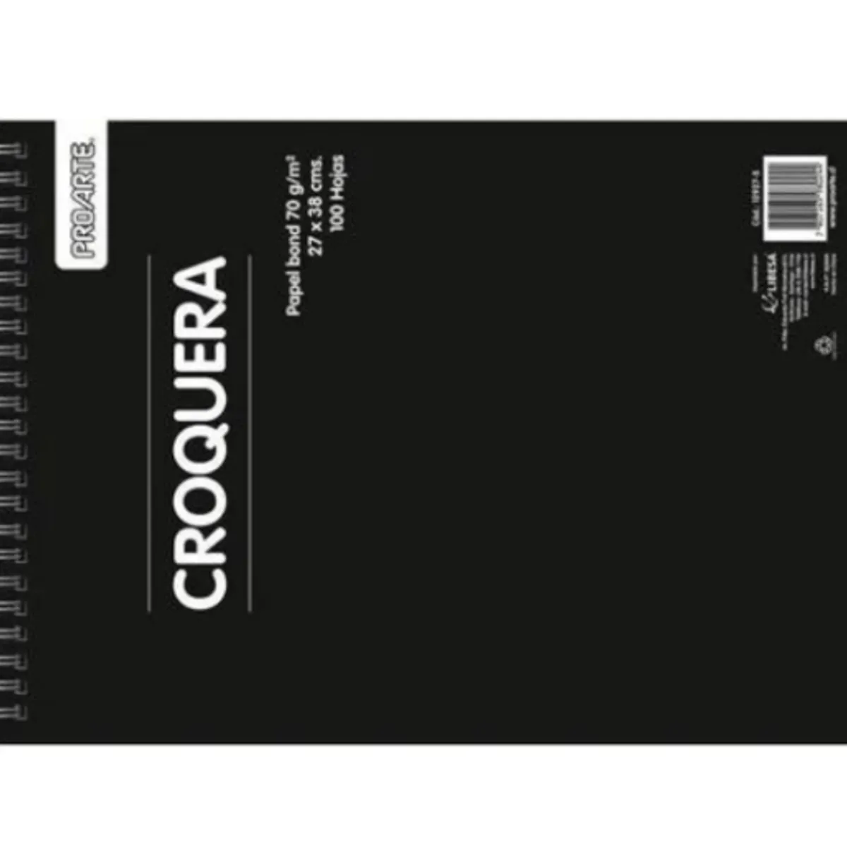 LIBESA - Croquera Proarte 100 hojas papel Bond 70g