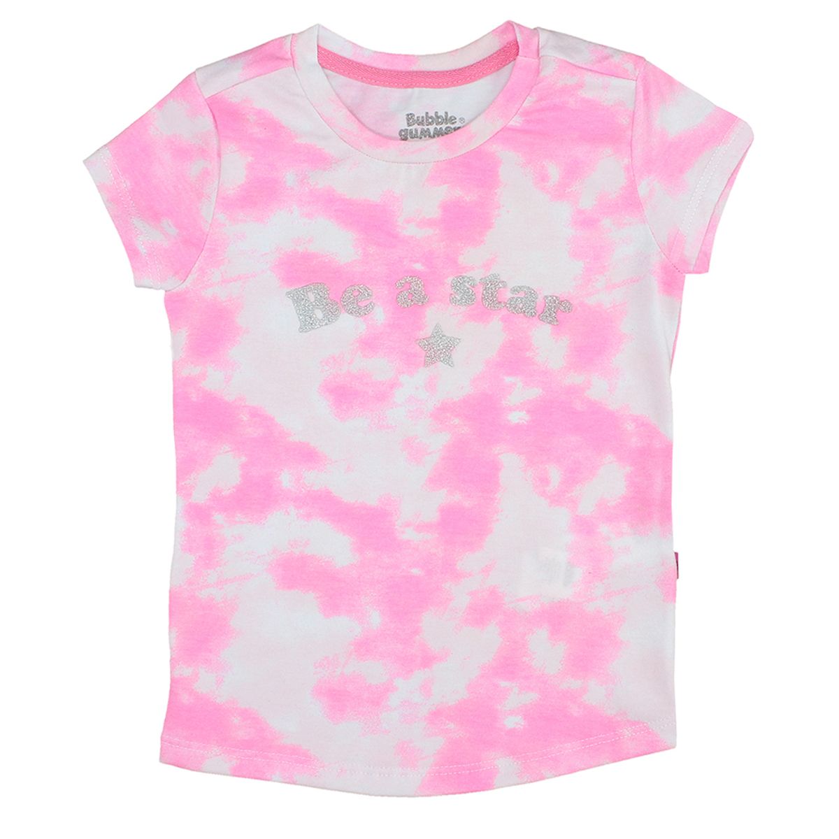 BUBBLE GUMMERS - Polera Manga Corta Bubblegummers Niña Elevated Nature Rosado
