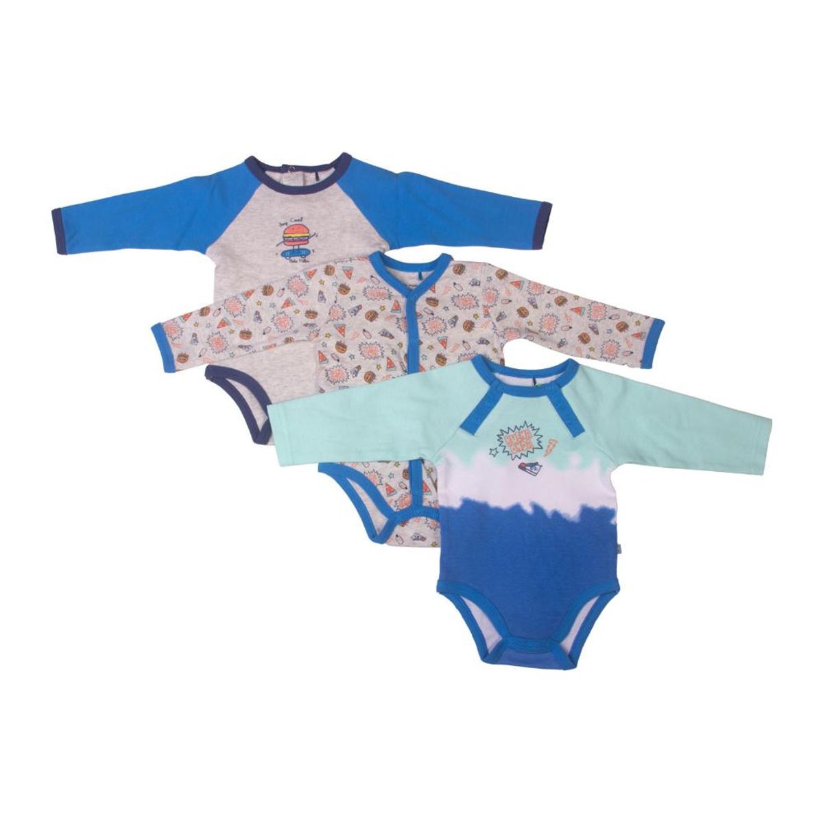 PILLIN - Set 3 Pzas Body Niño Multicolor Pillin PILLIN
