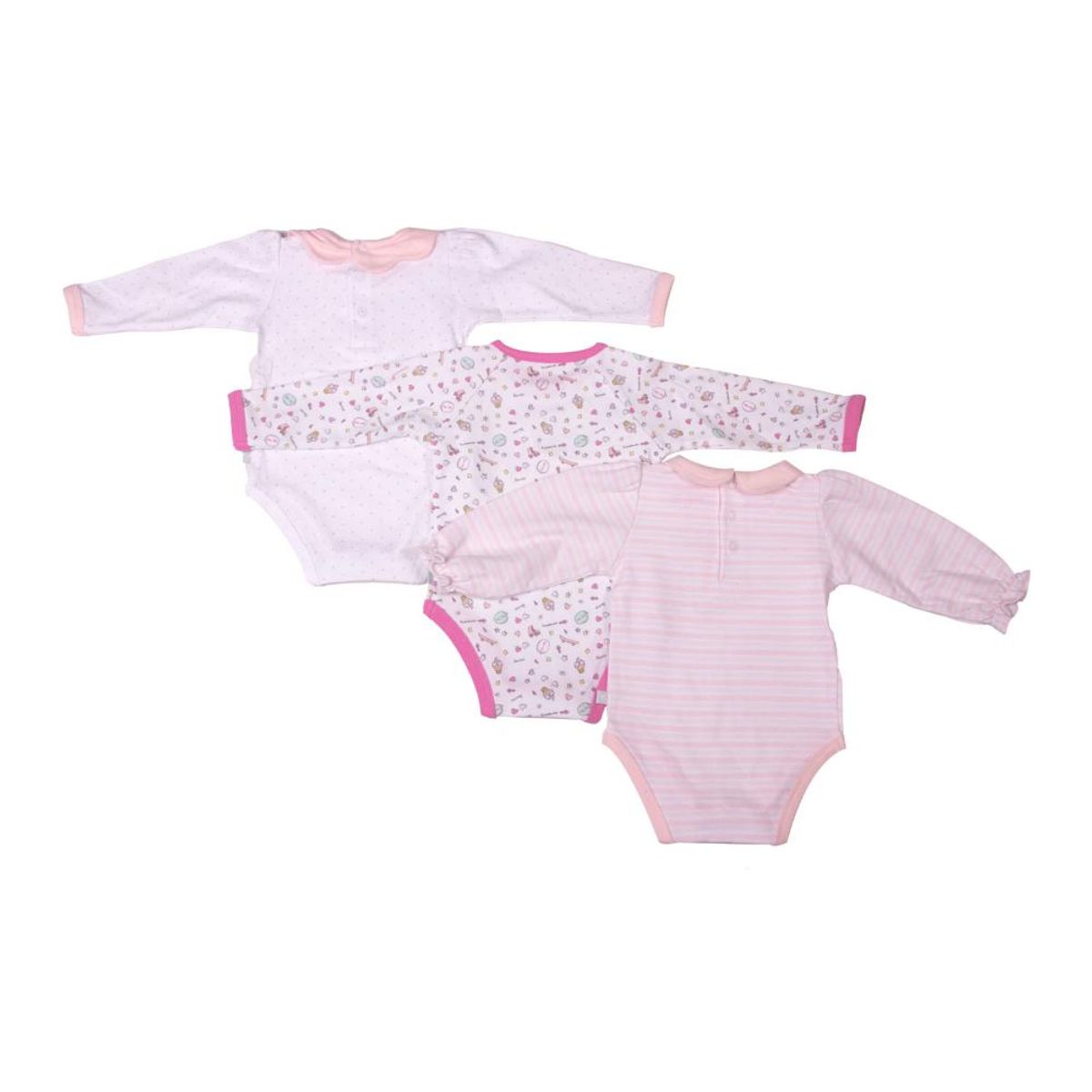 PILLIN - Set 3 Pzas Body Niña Multicolor Pillin PILLIN