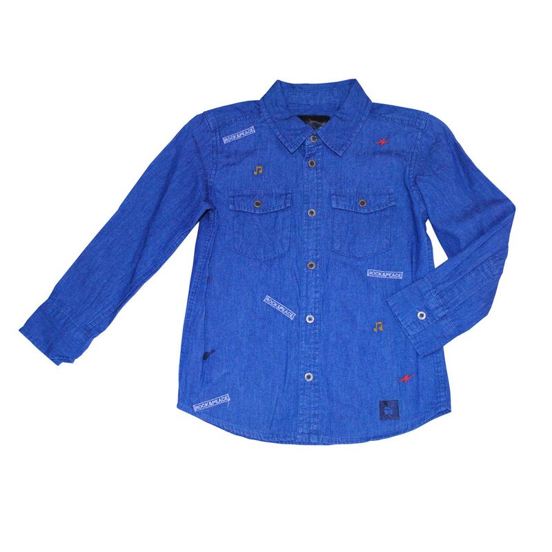 PILLIN - Camisa Niño Azul Pillin PILLIN