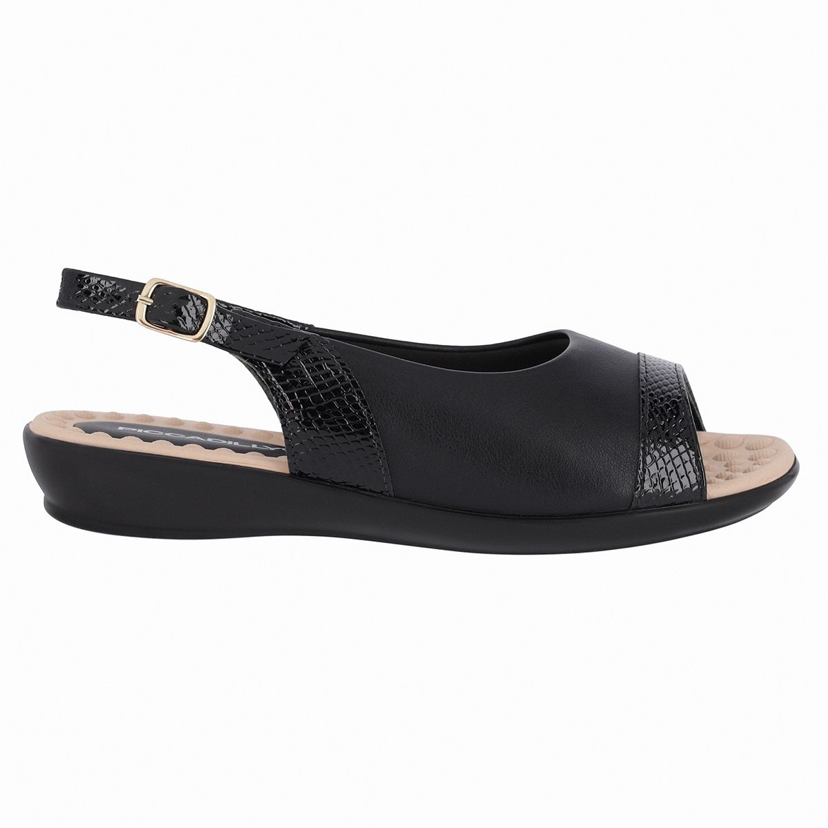 PICCADILLY - Sandalia Camila 12 Negro  Piccadilly
