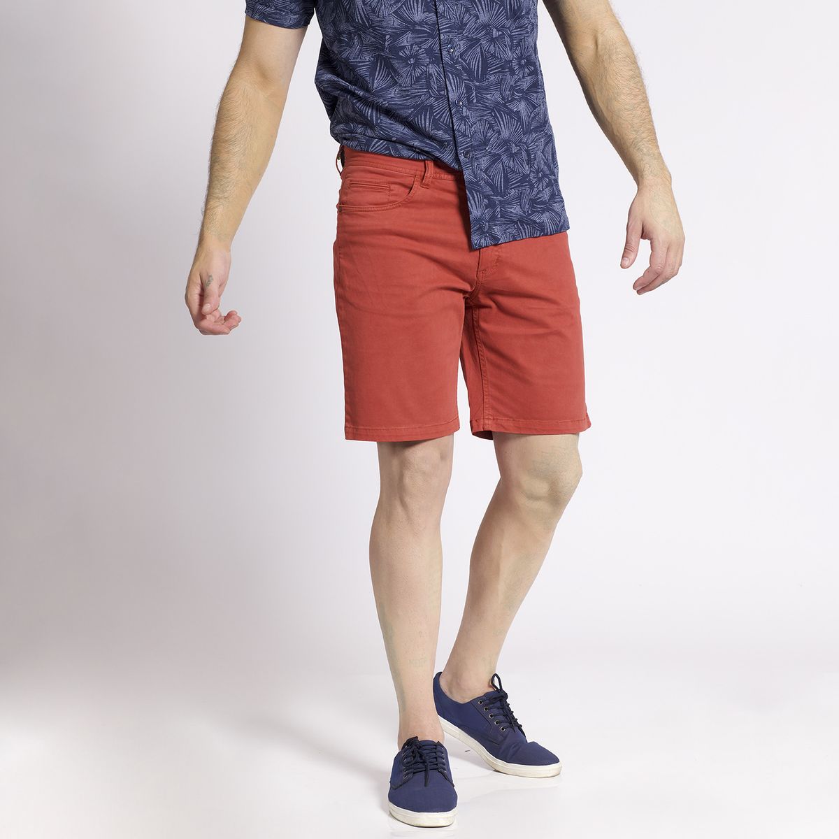 MCGREGOR - Bermuda Twill 5 Bolsillos Garment Dye Terracota MCGREGOR