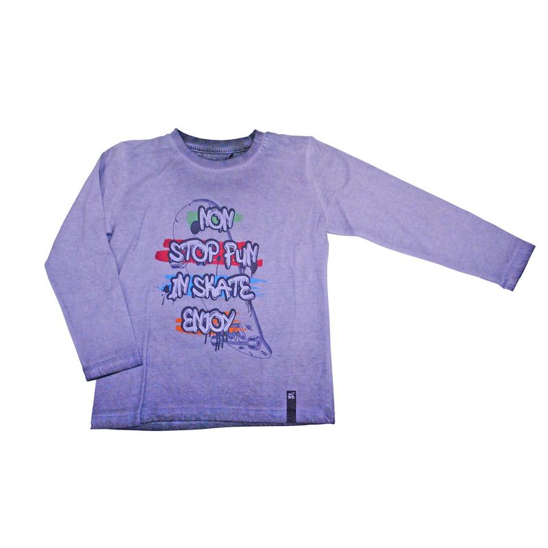 PILLIN - Polera Niño Gris Pillin PILLIN
