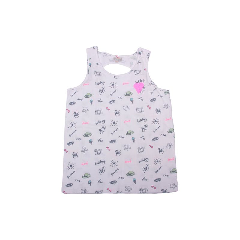PILLIN - Polera Niña Blanco Pillin PILLIN
