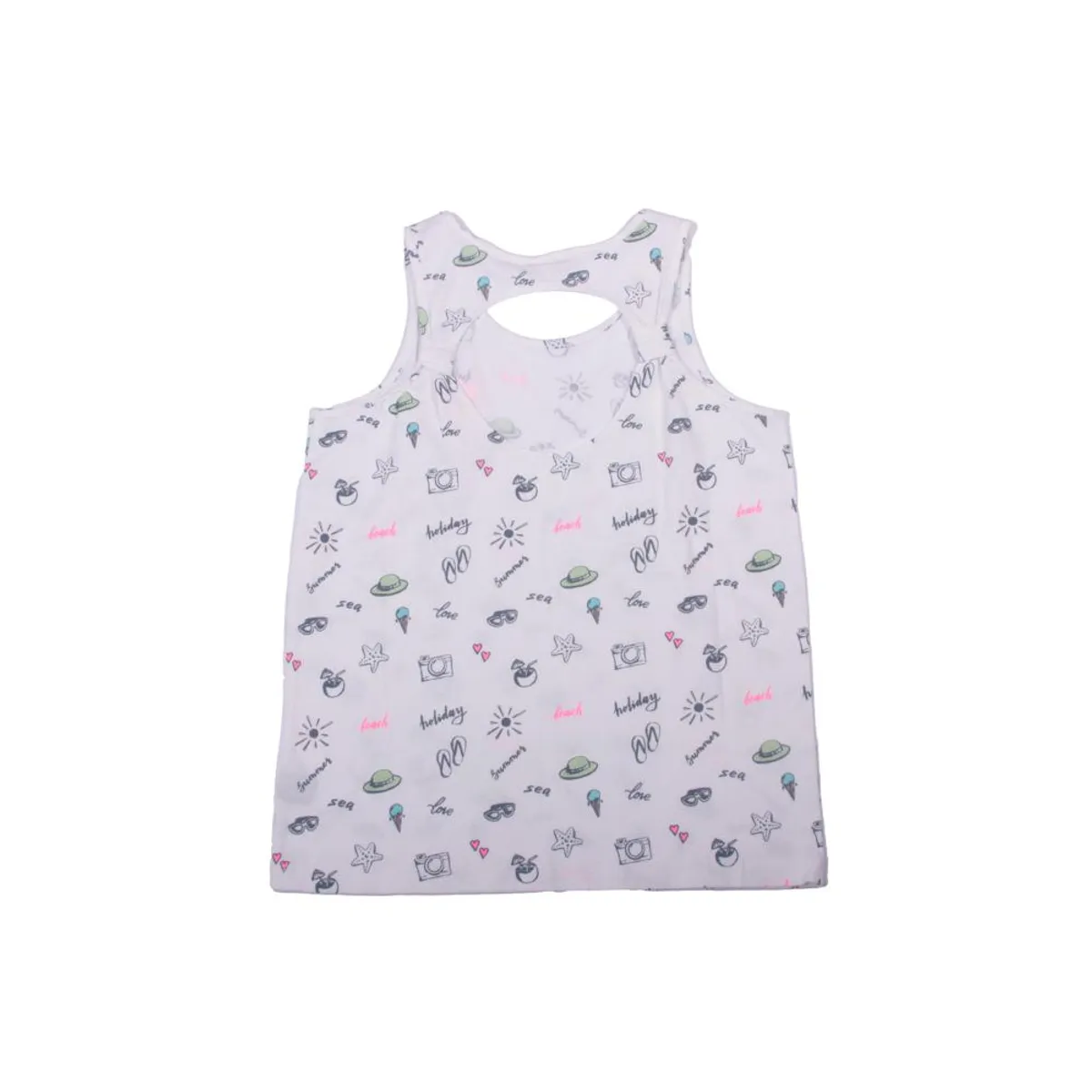 PILLIN - Polera Niña Blanco Pillin PILLIN