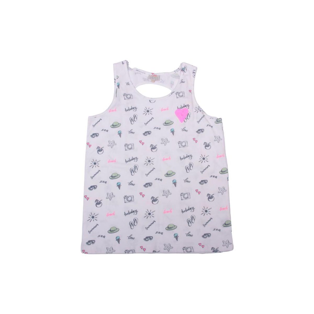 PILLIN - Polera Niña Blanco Pillin PILLIN