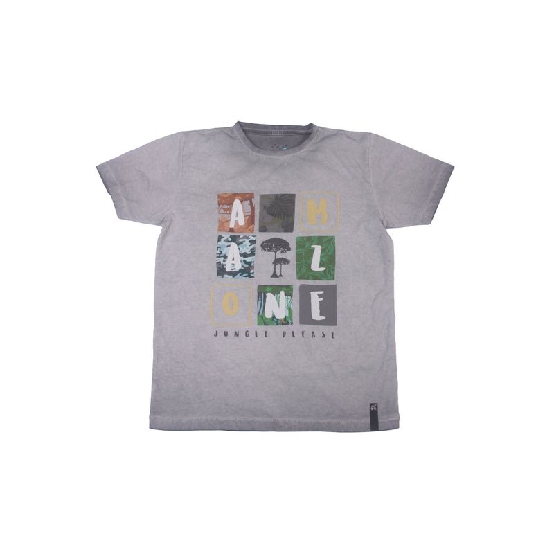 PILLIN - Polera Niño Gris Pillin PILLIN