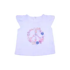 PILLIN - Polera Bebe Niña Blanco