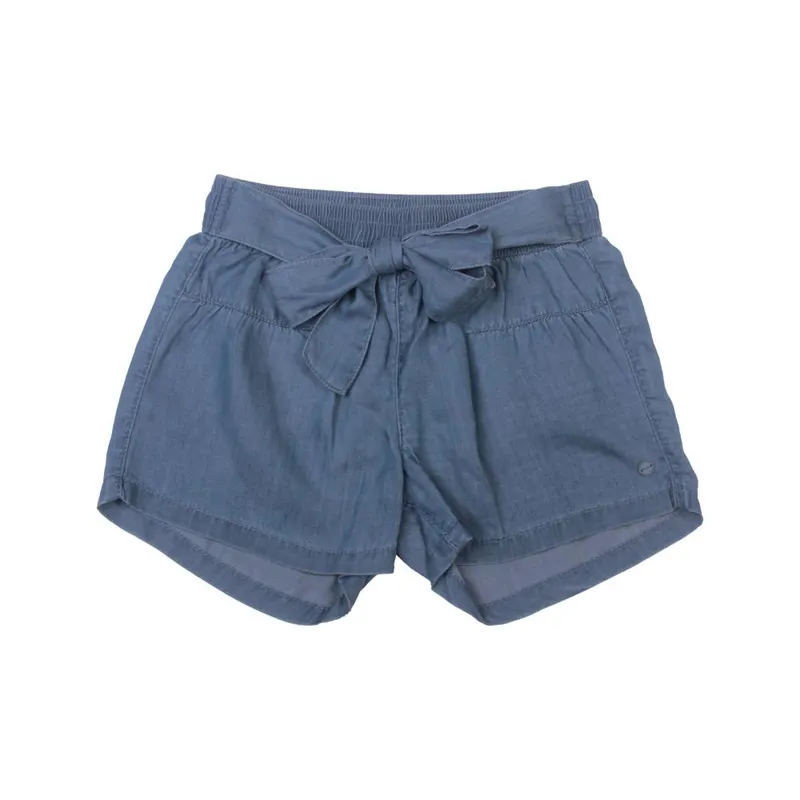 PILLIN - Short Niña Denim Pillin - Azul