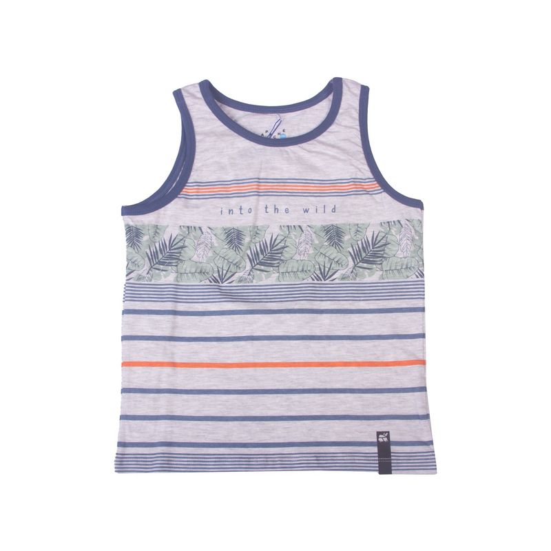 PILLIN - Polera Niño Gris Pillin PILLIN