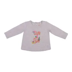 PILLIN - Polera Bebe Niña Gris claro