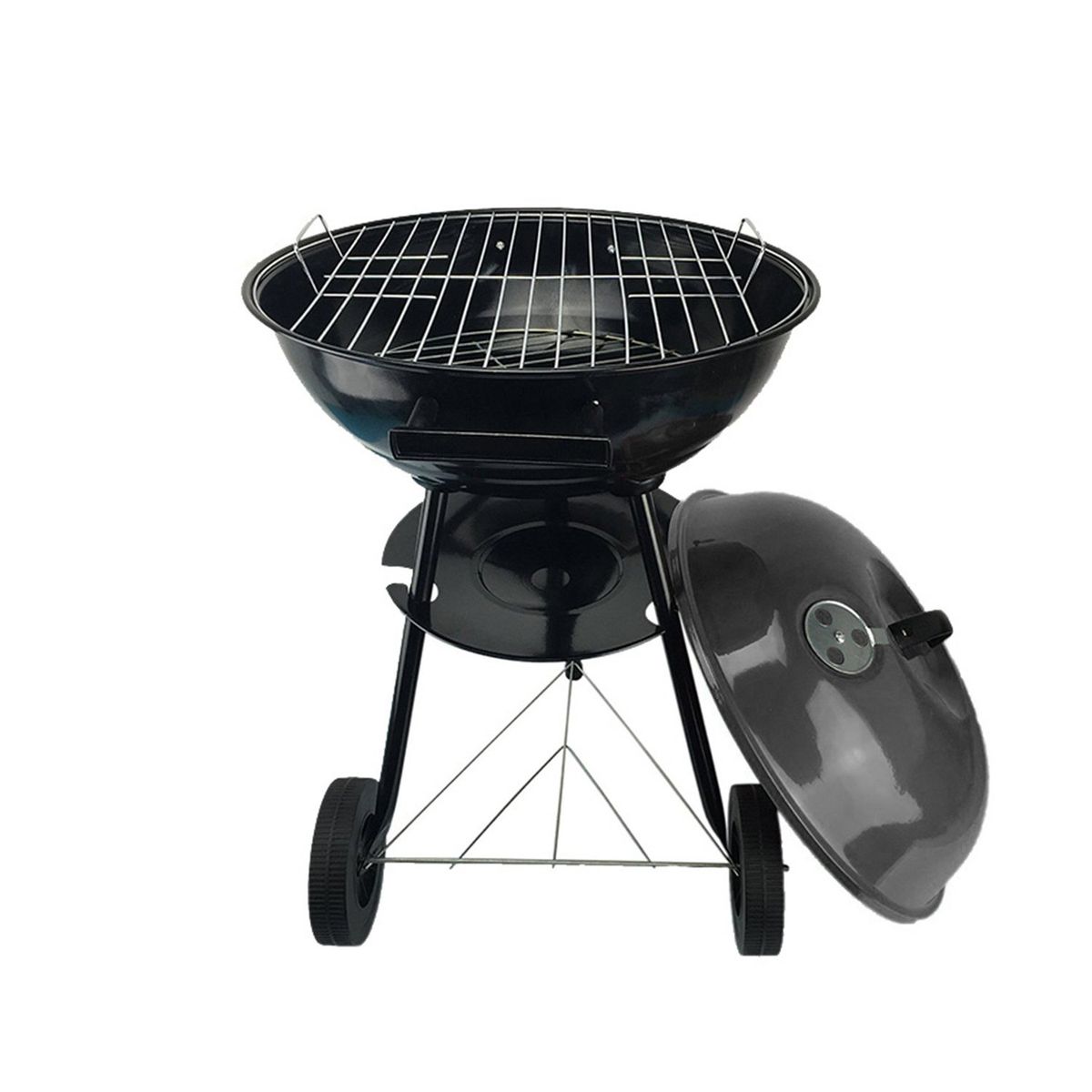 SIMPLIT - Parrilla Portátil Carbón Kettle Negra 17