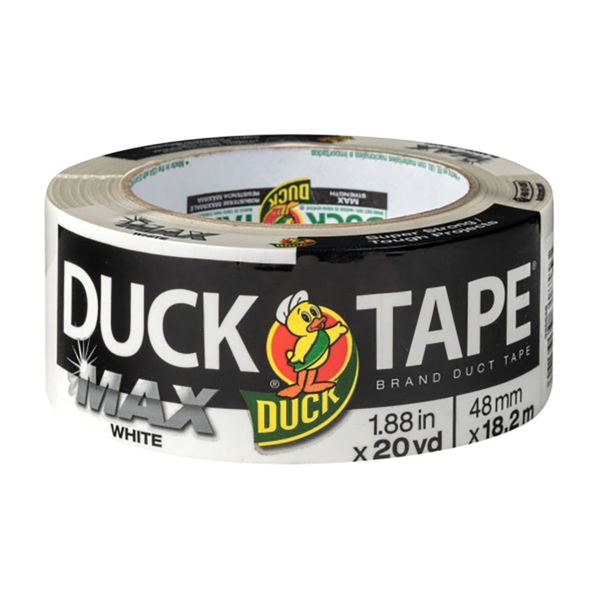 DUCK TAPE - Cinta calidad Duck max strength blanca 48mm x 18,2mts