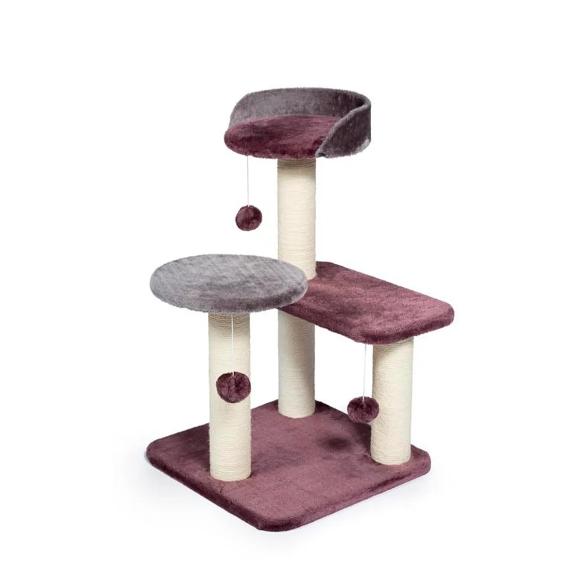 PREVUE - Rascador Gato Play Palace 3 Niveles PREVUE