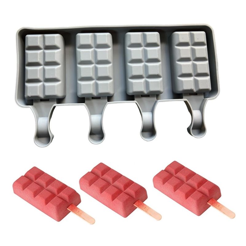 GENERICO - Moldes De Silicona Para Helados Molde Paletas Gris YD89169