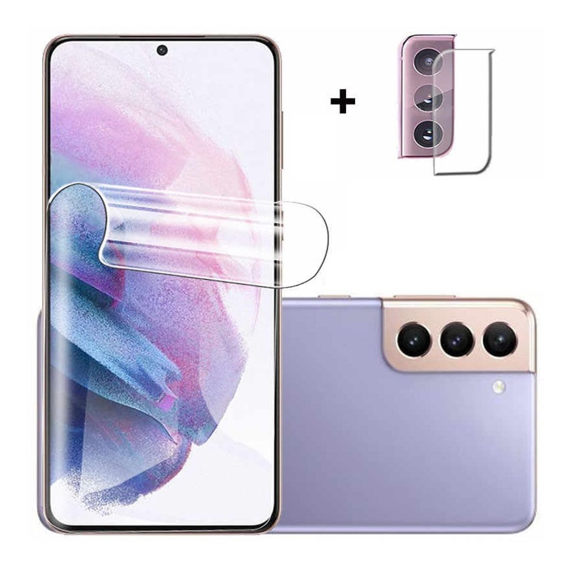 EON - Protector Hidrogel Para Samsung S21 + Lente Cámara