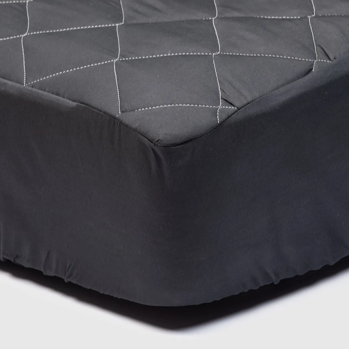 ARTHOME - Cubrecolchon Negro Arthome King