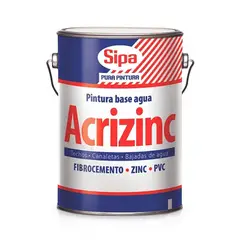 SIPA - Esmalte al agua Acrizinc Verde Musgo Galon