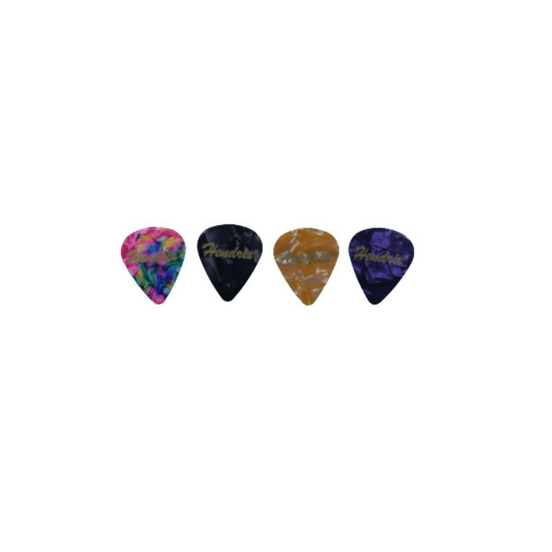 HENDRIX - Set de Uñetas 180 Piezas diferentes Colores y Textura