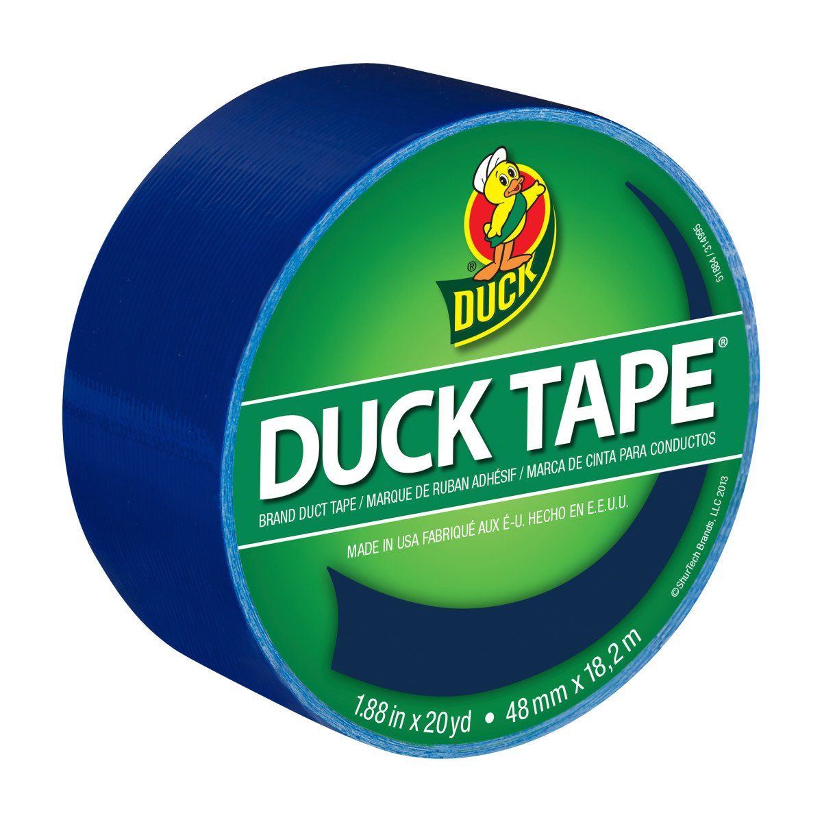 DUCK TAPE - Shurtape Cinta adhesiva Duck 47mm x 18mts color azul