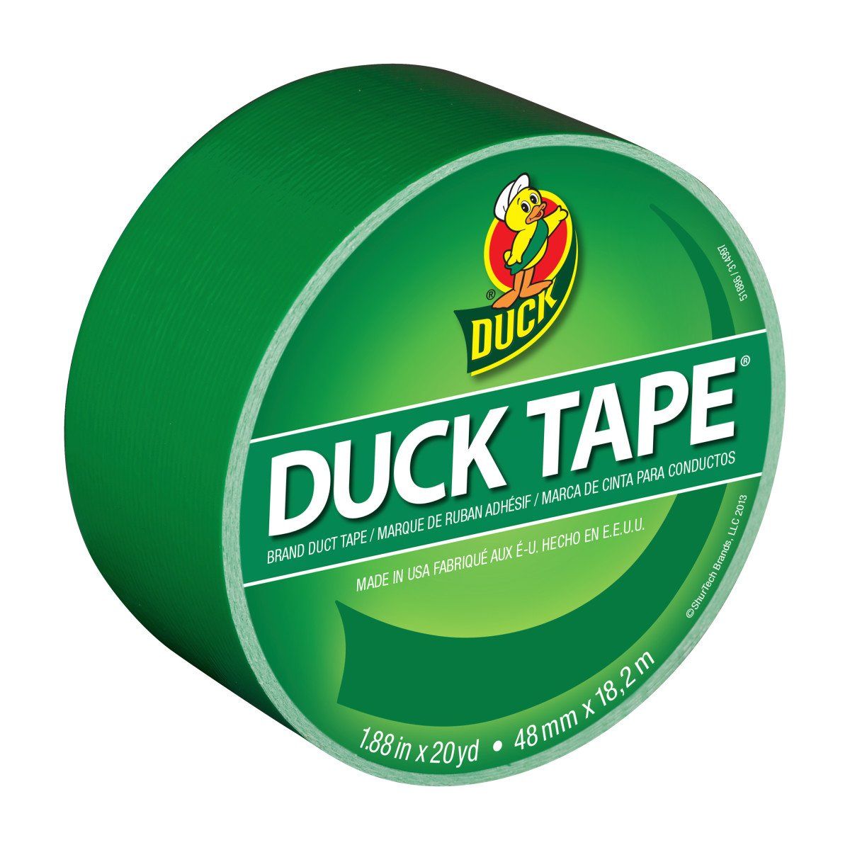 DUCK TAPE - Shurtape Cinta adhesiva Duck 47mm x 18mts color verde