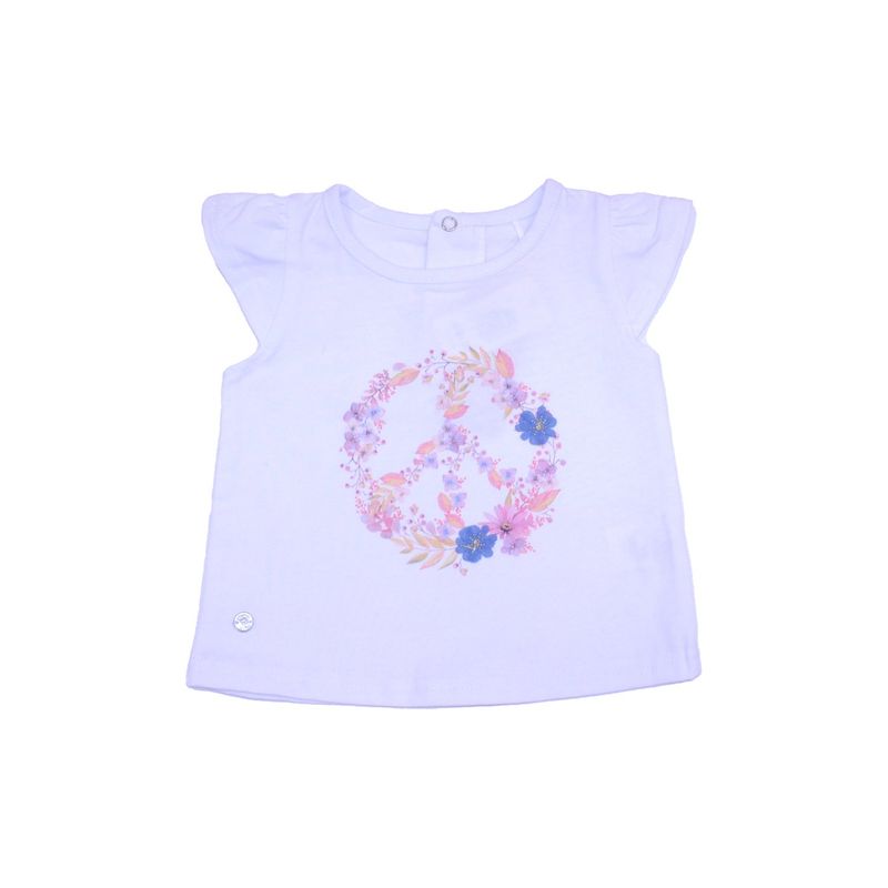 PILLIN - Polera Bebe Niña Blanco Pillin PILLIN