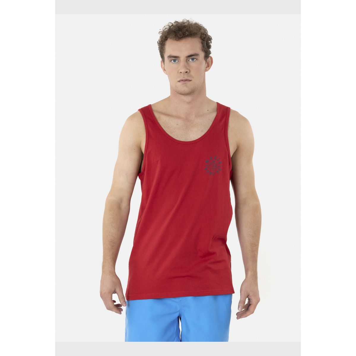 MAUI AND SONS - Polera SM HAWAIIAN SHIELD Hombre Rojo Maui and Sons