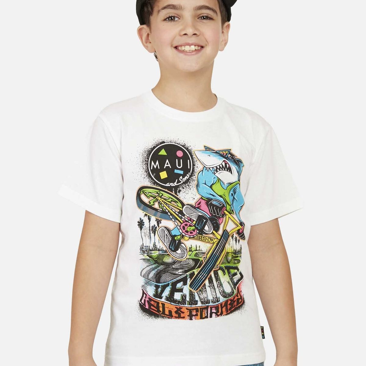 MAUI AND SONS - Pack Polera Jockey 5AV1582 Niño Blanco Maui and Sons