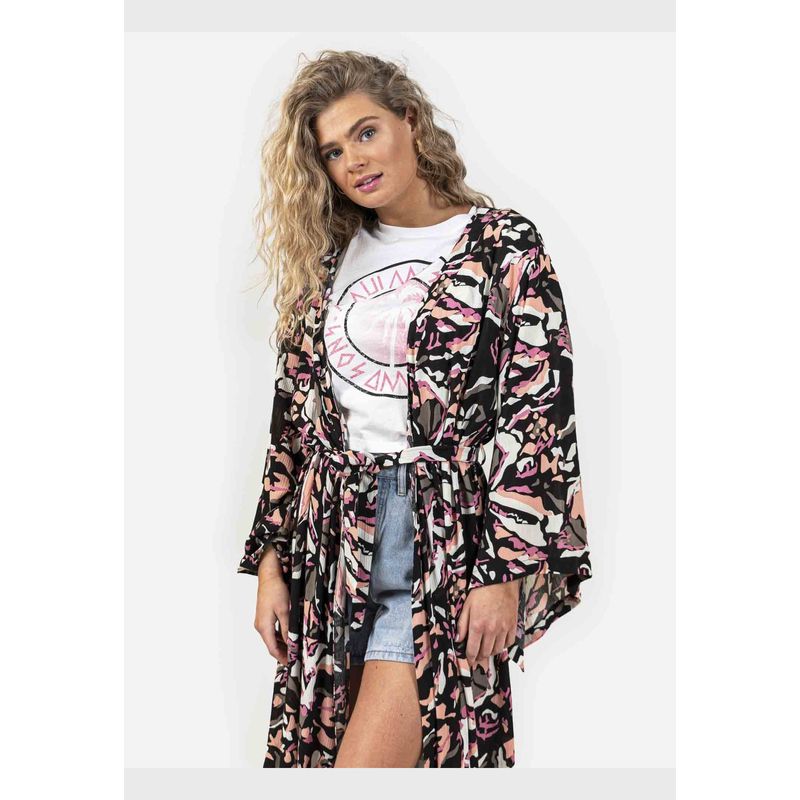 MAUI AND SONS - Blusa ABSTRACT ART KIMONO Mujer Multicolor Maui and Sons