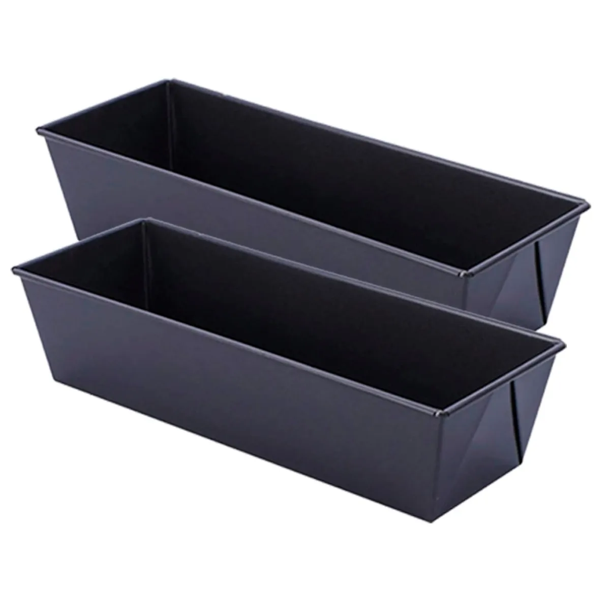 GENERICO - 2 Molde Pan Molde Para Pan De Molde Rectangular Queque 30cm