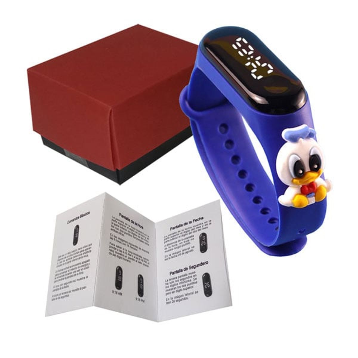 GENERICO - Reloj Digital Infantil con Figuras - Reloj Niño - Niña