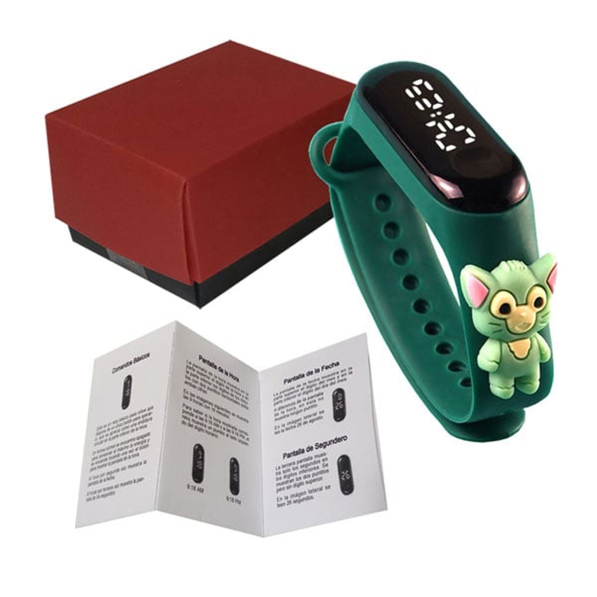 GENERICO - Reloj Digital Infantil con Figuras - Reloj Niño - Niña