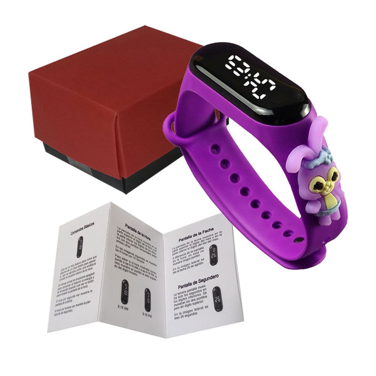 GENERICO - Reloj Digital Infantil con Figuras - Reloj Niño - Niña