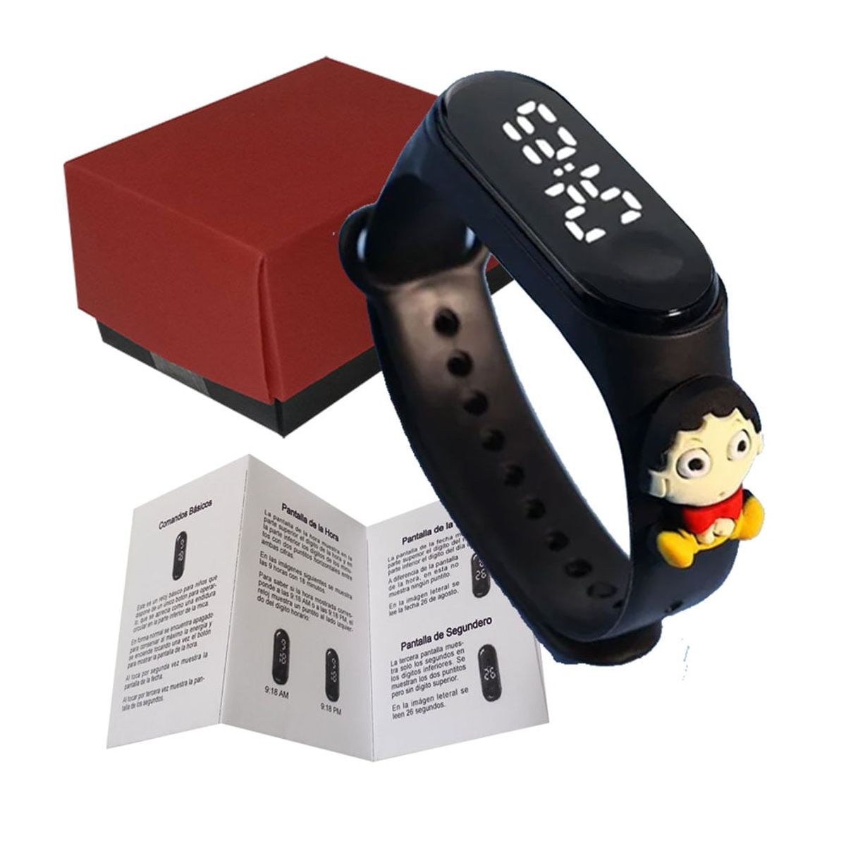 GENERICO - Reloj Digital Infantil con Figuras - Reloj Niño - Niña