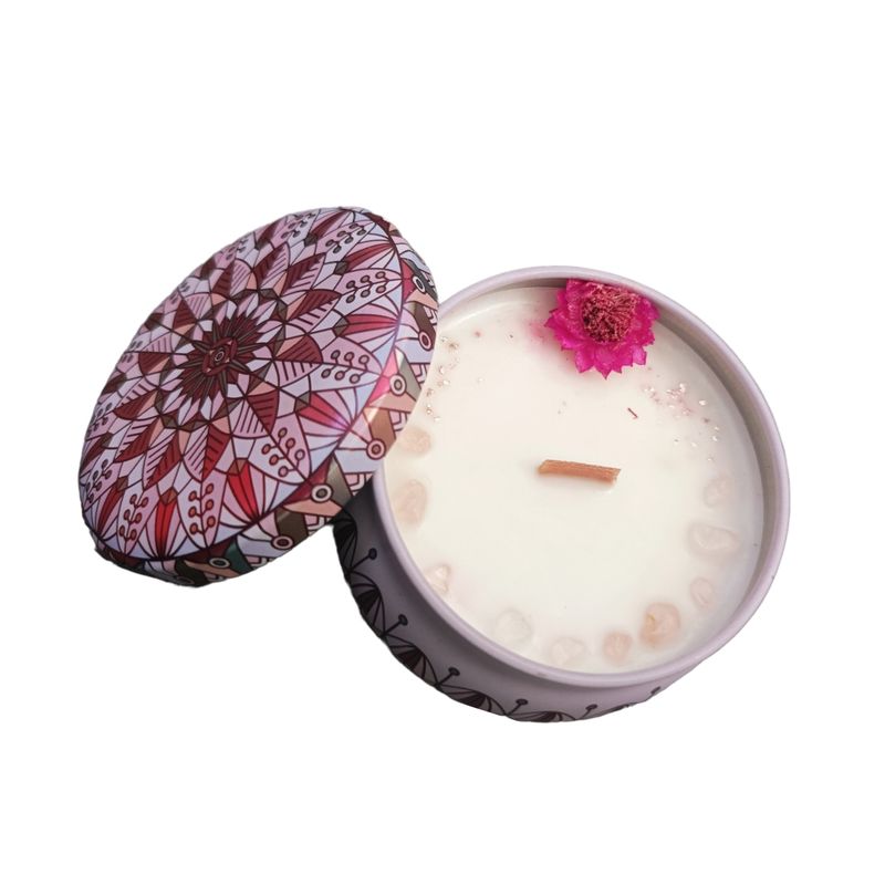 GENERICO - Velas aromáticas de soja decorativas eternal love
