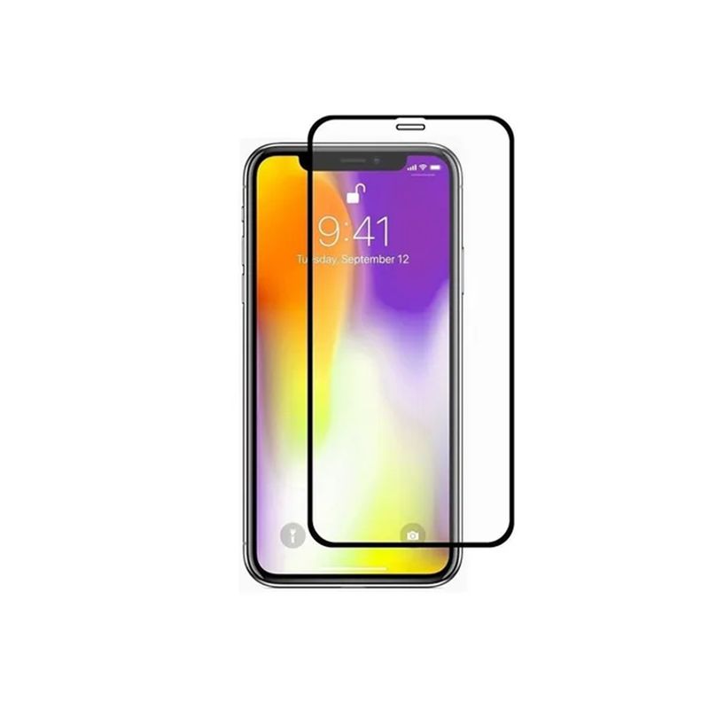 GENERICO - Lamina De Vidrio Completa Curva Para iPhone 11 / XR