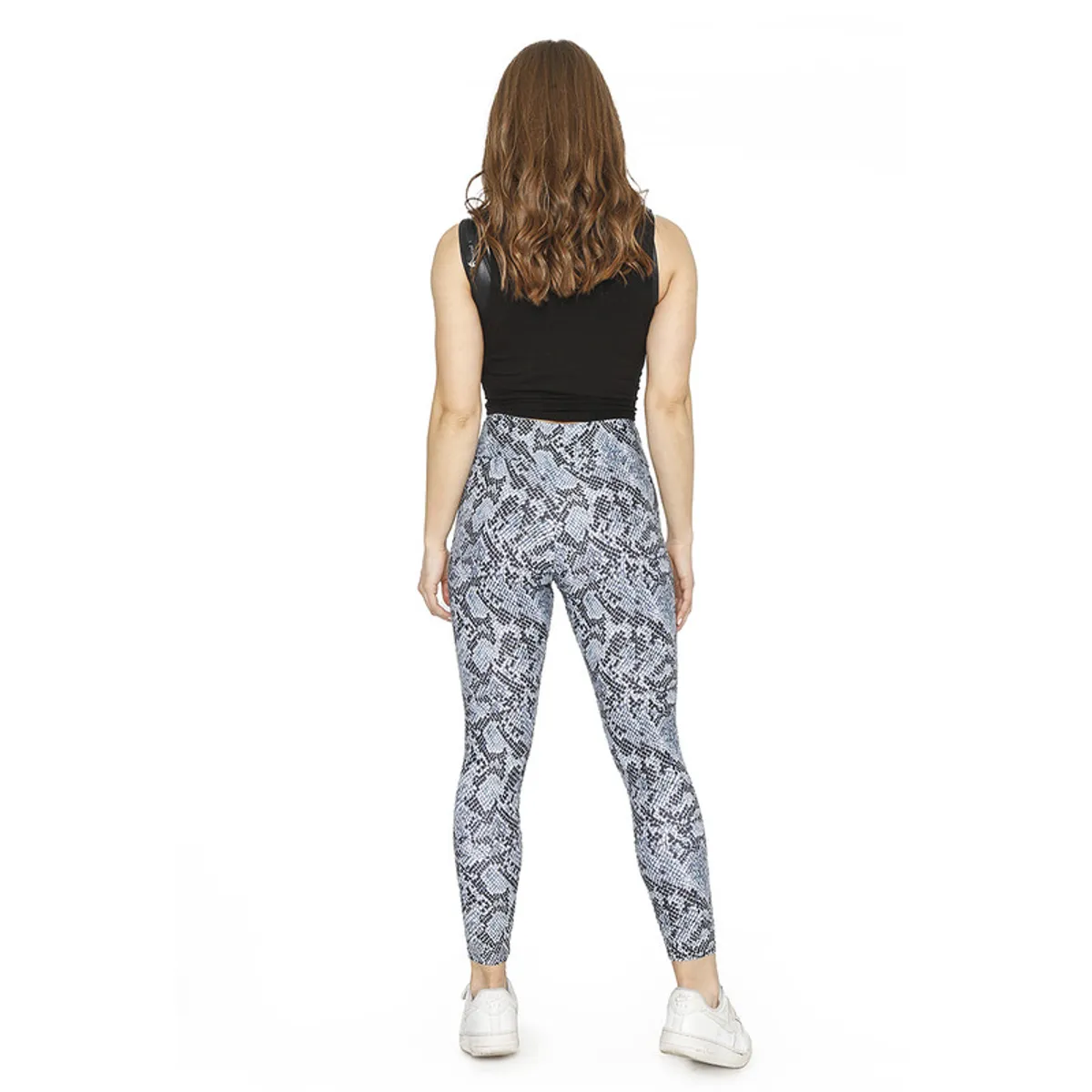 H2O WEAR - Mujer Calza Legging Con Pretina  H2O Wear Pithon Celeste - Celeste